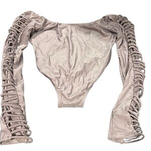 Sinesia Karol Light Purple Long Sleeve One Piece Swimsuit